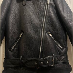 Women's Black Moto Jacket